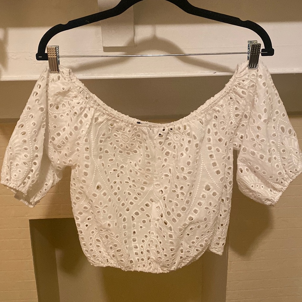 Zara off the shoulder top
